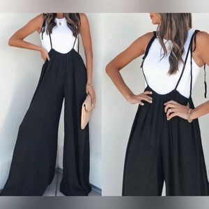 NWOT Et Clet ~ Black Spencer Jumpsuit